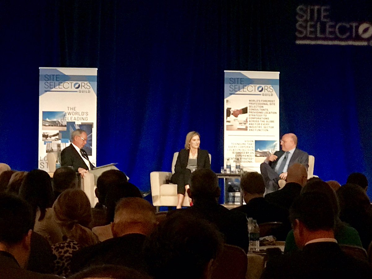 Great to see <a href="/rucochamber/">Rutherford Chamber</a> alumni Holly Sullivan of <a href="/amazon/">Amazon</a> fame talk about #HQ2 including #Nashville Center of Excellence, w/ <a href="/MarkWilliamsSDG/">Mark Williams</a> at #SSGSLC