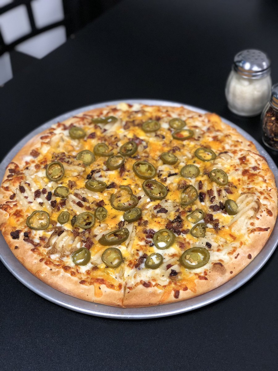 It’s going to be gone soon! Have you gotten your Loaded Fry pizza?!  🍟  #pizza #arkadelphia