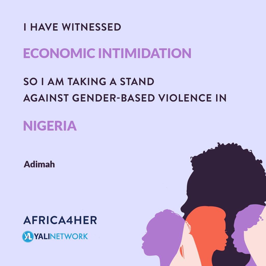 We all need to stand against Gender Based Violence#Africa4her