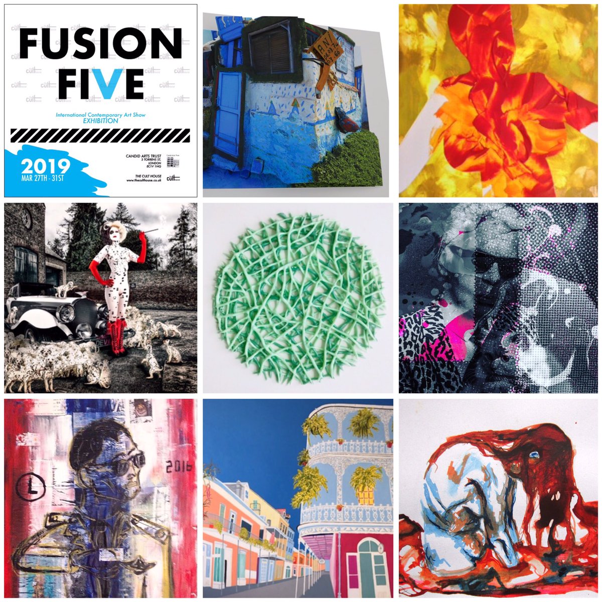JANeto26's tweet photo. Check it out! FUSION V-International Contemporary Art/Show Exhibition at Candid Arts Trust presenting: 

27 of March - 6-9pm - Private View

Check on our website to know more about our special evenings events: 

https://t.co/a04LtkXKMM

#theculthouseuk #fusionv #artconsultancy https://t.co/1jer7Z4hEa