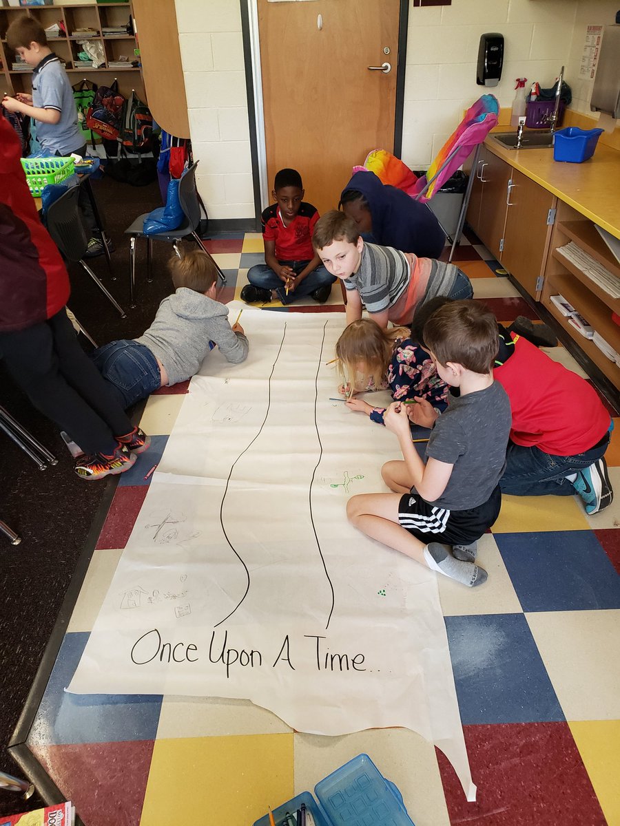 MsCalhounsClass's tweet photo. Beanstalk story map! We love Fairy Tales! @CatawbaTrail #ctelearning https://t.co/Dq0W2lzR01