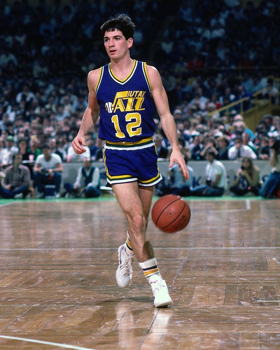 SLAMonline's tweet photo. Happy birthday to one of the best point guards of all time. What do you think John Stockton's stat line would be today? https://t.co/g6ovC3n0NI