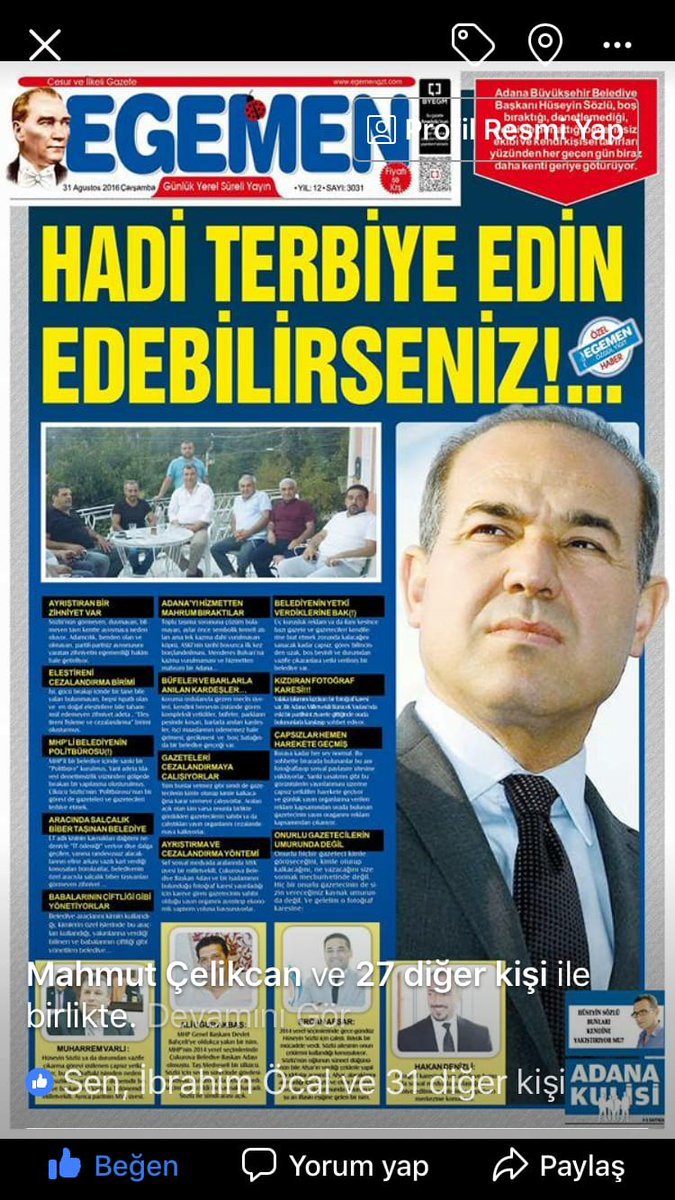 #ParticiDeğilHarbiciZeydan
Tehditli Konuşmaların Son Bulması İçin Çare Zeydan Başkan