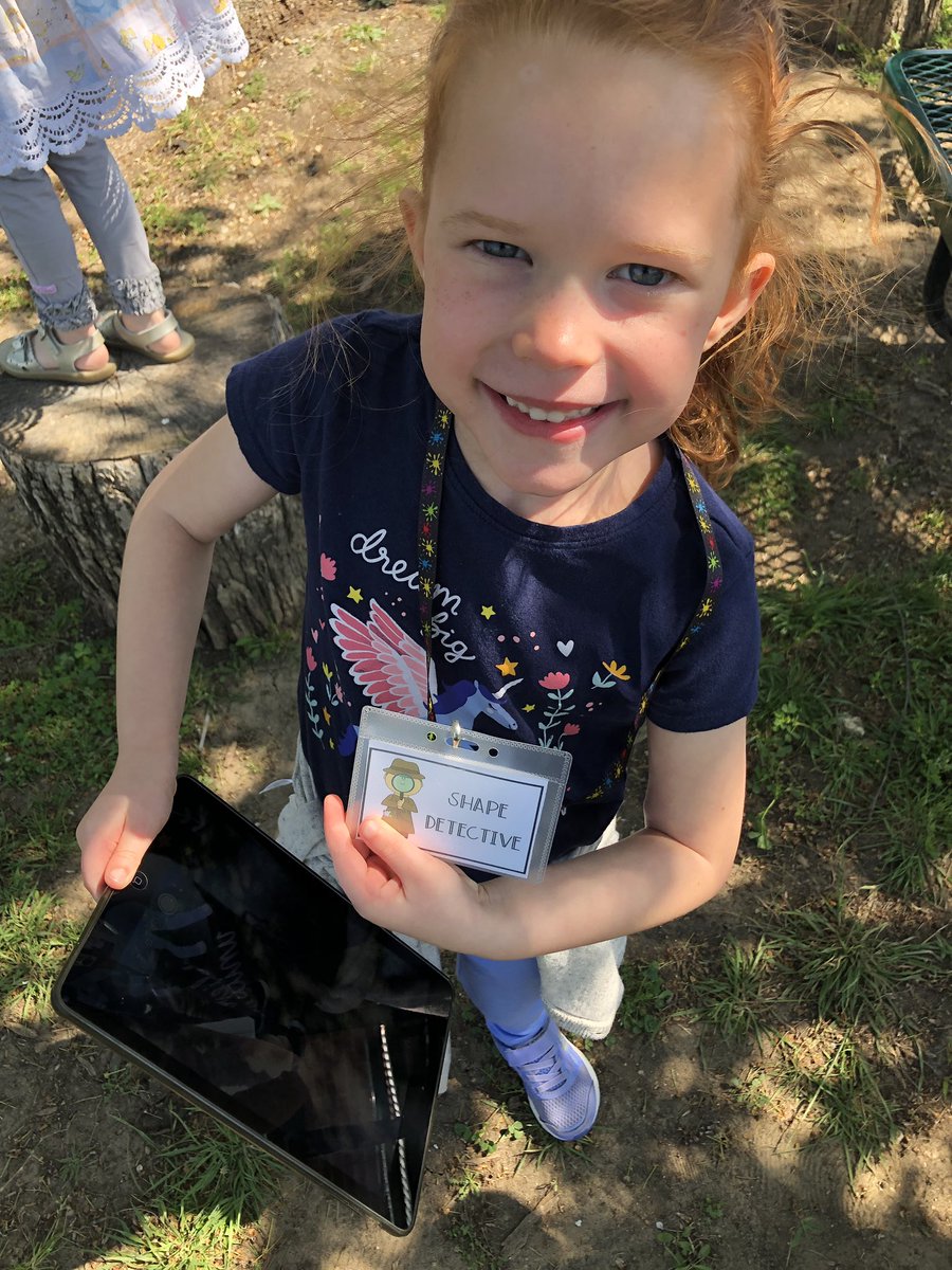 MissRiceTCE's tweet photo. K3 shape detectives are on the hunt for  shapes in our @TCEgarden! #tcetexans #cisdcoverstory https://t.co/EY99BYdqH2
