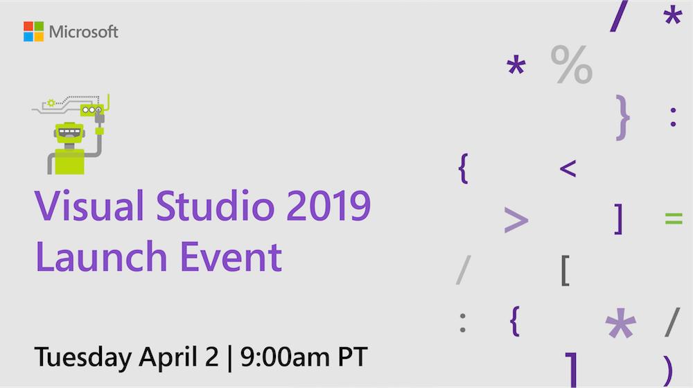 VisualStudio's tweet image. Live Q&A with #VisualStudio bigwigs, a tour of #VS4Mac for .NET development, #CodeParty, and more.
Check out the full agenda and list of speakers for the #VS2019 Launch Event: msft.social/SUchy2