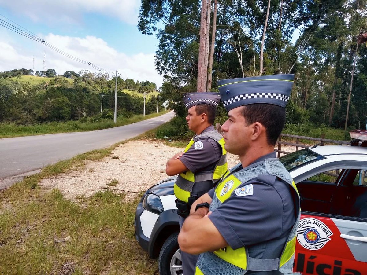 PMESP's tweet image. Operação São Paulo Mais Seguro em Barra do Chapéu/SP.