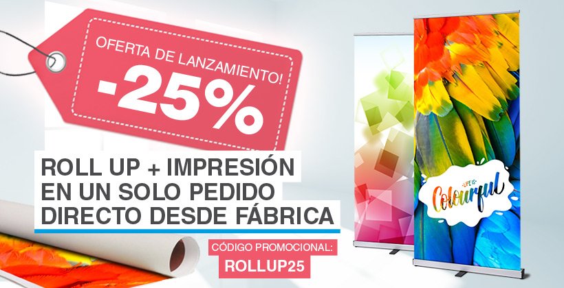 JansendisplayES's tweet photo. ¡Ahora Jansen Display también imprime! 
Aprovecha nuestra promoción de lanzamiento, 25% de descuento en tu pedido de Roll Up + Impresión! La solución completa en un solo pedido

https://t.co/PU4oqytqqu https://t.co/KK8rBrSvVA