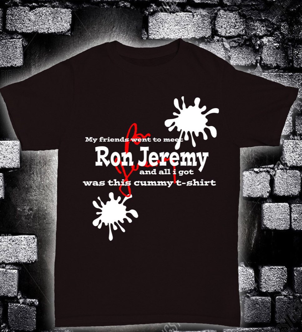 RealRonJeremy's tweet photo. Check out all my great #TShirts at @smyrx_shirts https://t.co/zP9qPhy1Dp #RonJeremy #LegendRonJeremy #realRonJeremy #Legend #entertainment #Celebrity #Comedy #Porn #Comedian #RonJeremysXLComedyTour #GoldenArtistsEntertainment #HotMovies #smyrxshirts #DanteTheComic #DanteIV https://t.co/O0YYeYeM2G