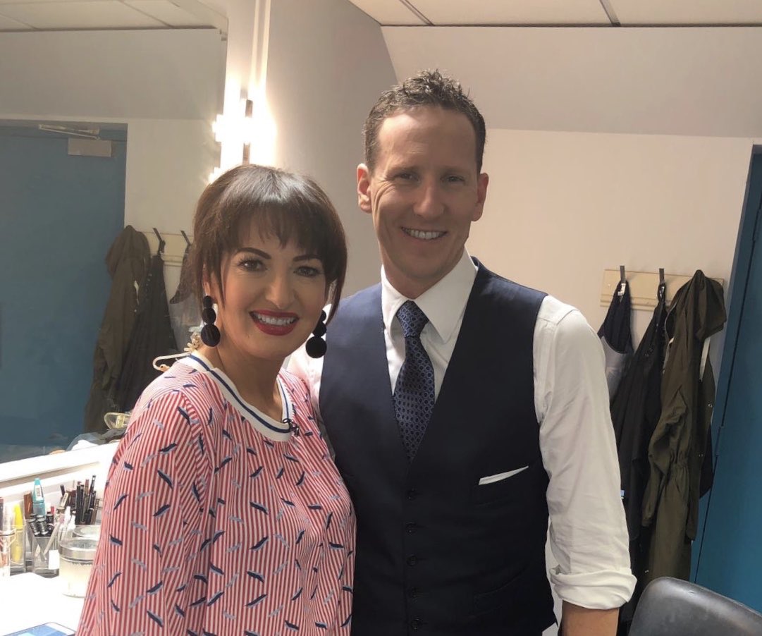 MauraDerrane's tweet photo. Soooo excited to have #Strictly legend @BrendanCole with us on @RTEToday I’m such a huge fan #brendancole #strictlycomedancing @RTEOne https://t.co/sI9p5zjv06