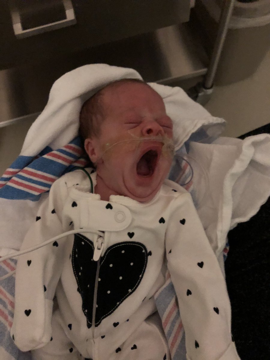 codeofvets's tweet photo. UPDATE BABY MADISON PAIGE: 

5 weeks old
born 28.4 weeks gestation 
Is now 4.11 lbs
feisty
some feeding issues
breathing on her own
heart murmur

Continue praying for Madi! 

Celebrating Life🎉 #ProudGigi https://t.co/JggqAP3RuO