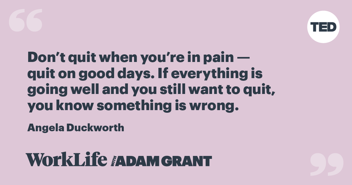 On the latest episode of WorkLife I talk with <a href="/AdamMGrant/">Adam Grant</a> about passion: bit.ly/2WstaJV