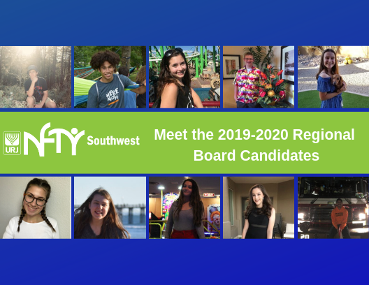 nftysw's tweet photo. We are excited to present the candidates for the NFTY-SW Regional Board for 2019-2020!  https://t.co/K5on3ncaxd https://t.co/8XKlkUth2p