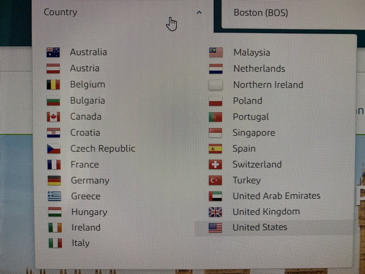 PicturskewPhoto's tweet photo. Looking through @AerLingus website I noticed that #NorthernIreland is #flagless or #flegless as they say @JakeOKane https://t.co/Rn2NVsIrq3