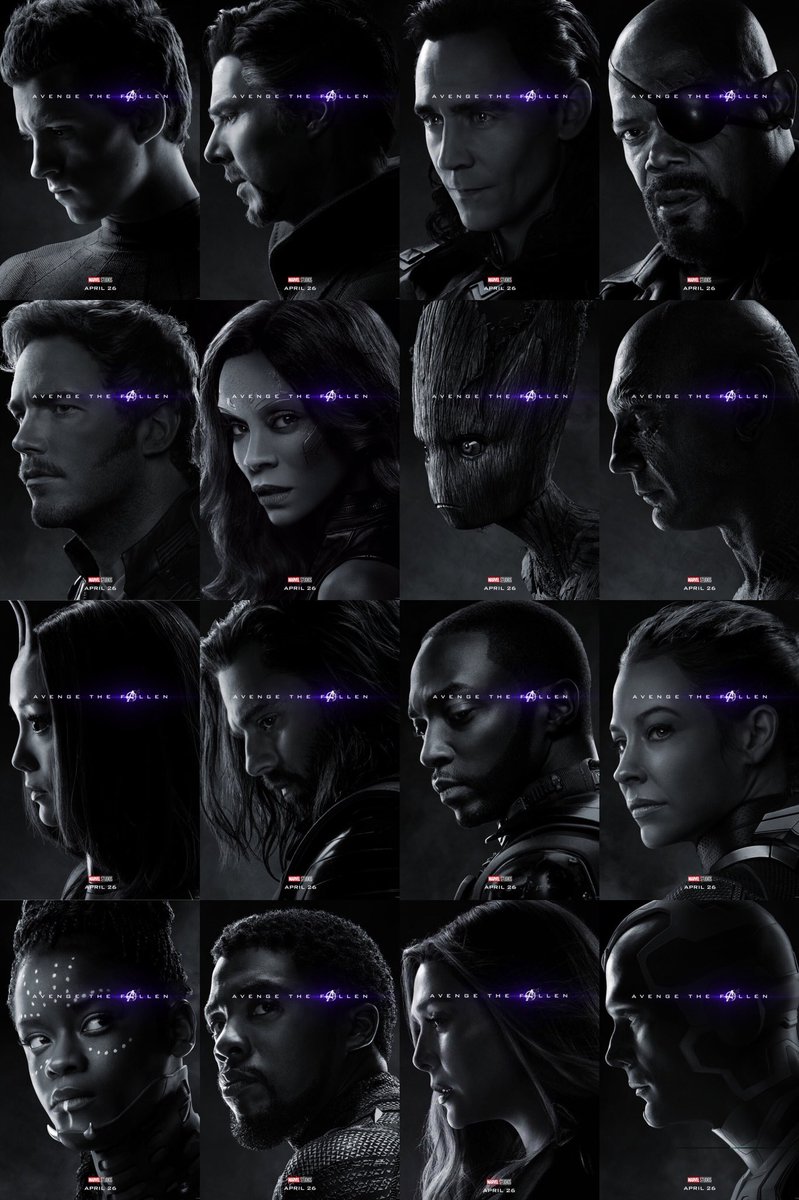 nacaomarvell's tweet photo. "Vinguem os caídos" #AvengersEndgame https://t.co/toYyMwY5IX