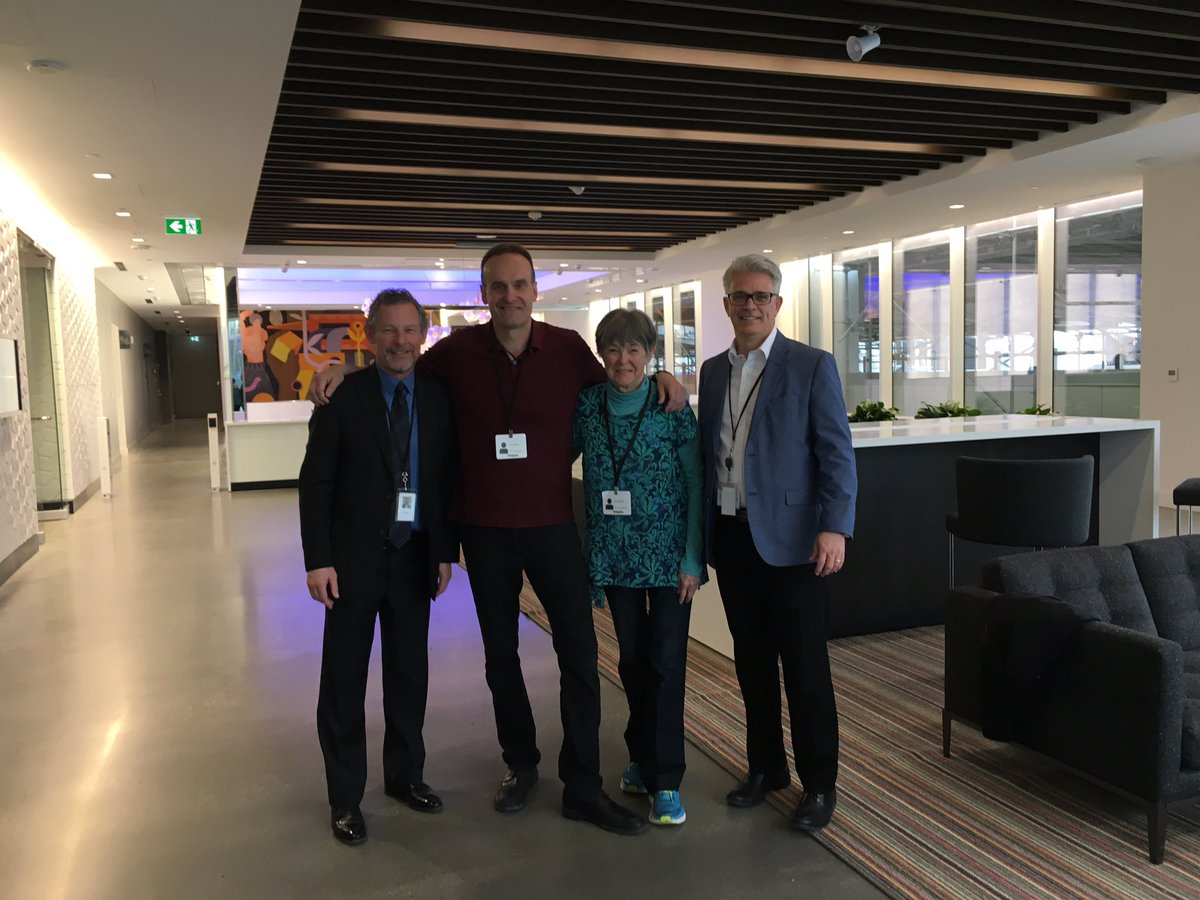 It was an honour this morning for our <a href="/Stantec/">Stantec</a> CEO Gord Johnston and me to give a tour of our new Edmonton Stantec Tower space for Mrs. Joan Stanley (wife of our founder, Dr. Don Stanley) and their son Russ Stanley.