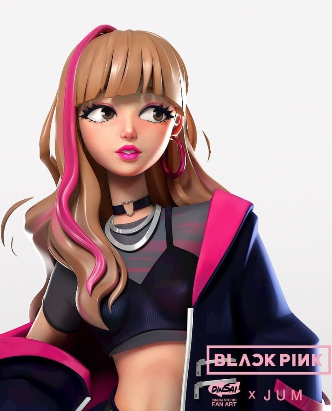 Блэкпинк арт Lisa