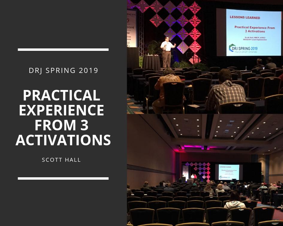 converge_cloud's tweet photo. Yesterday, Scott Hall captured the audience at #DRJSpring with an amazing presentation on lessons learned. Thank you for your insight and representation! #DRJ2019 https://t.co/TiccoppLIe