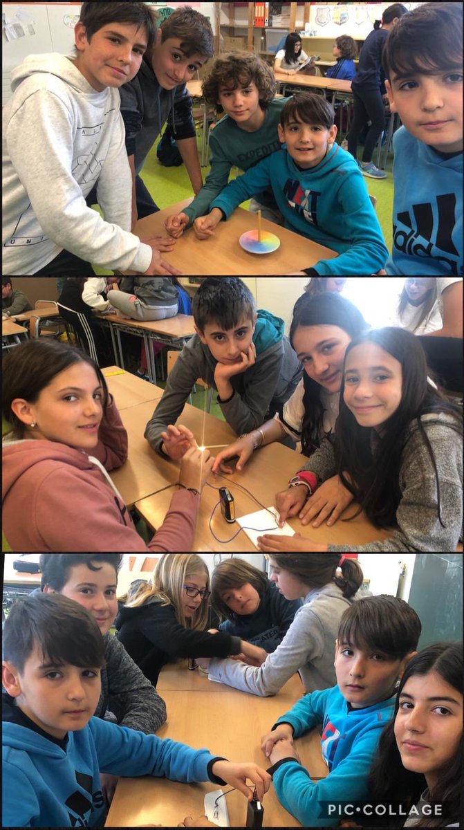 escola_elcorb's tweet photo. Avui, els alumnes de 6è compartim junts experiències i experiments! 🌈 💡 https://t.co/AyXN7rUO6Y