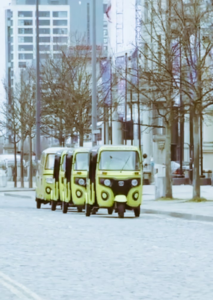 newsbluntmedia's tweet photo. #Ola, has launched a fleet of its bright green #Bajaj and #Piaggio autorickshaw service in Liverpool. The main motive of Ola with this move is to beat its rival, #UBER, on a global level.
#OlAUK
#OlaLiverpool
#OlaCabs https://t.co/ibKv5cXcZA