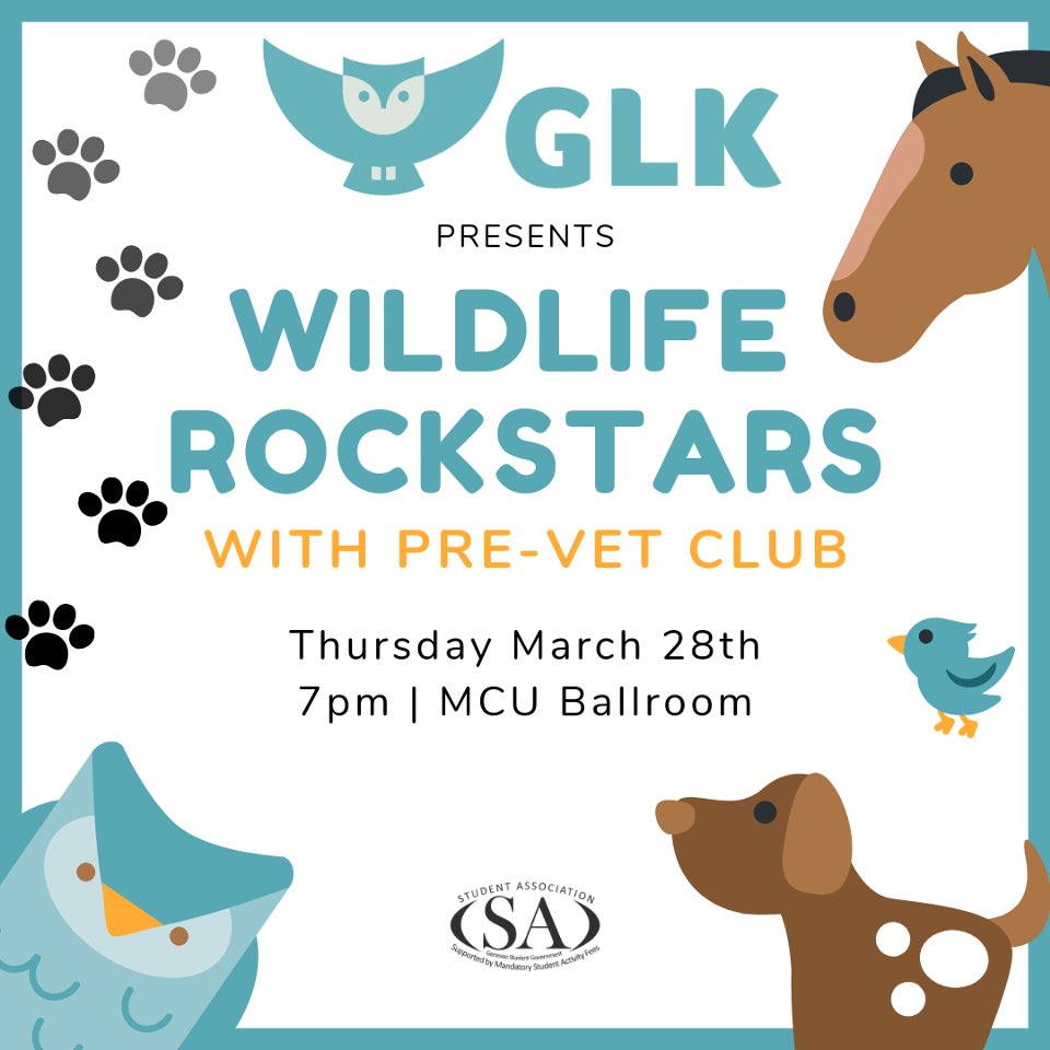 GeneseoLtKnight's tweet photo. Wildlife Rockstars Thursday at 7 this week! Be there or be square :) https://t.co/rH7quY8KjH