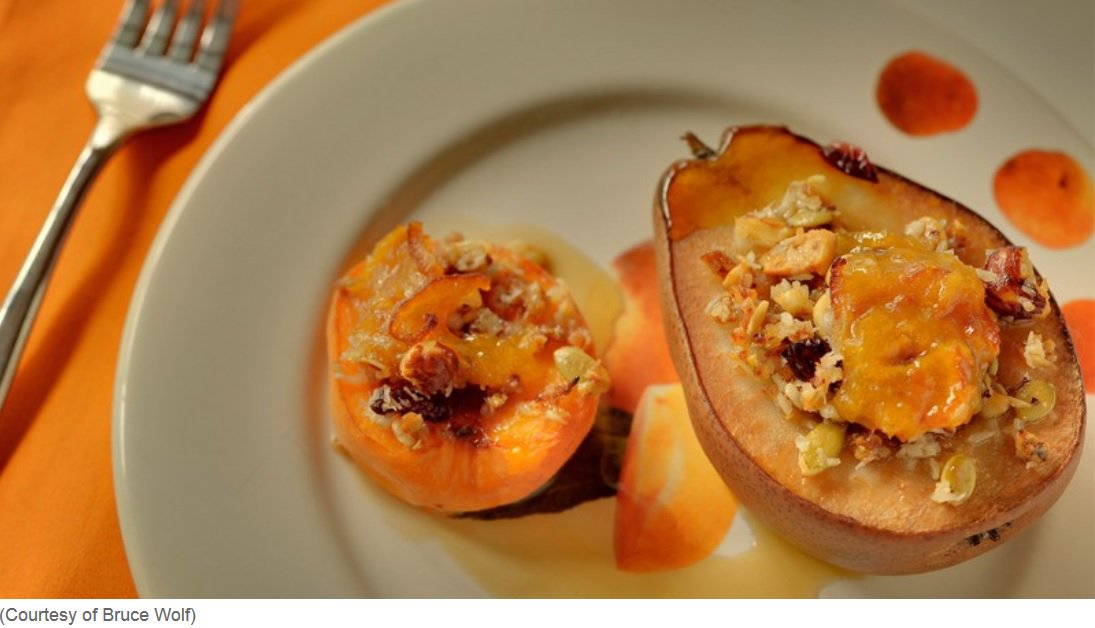 NurseMaryJInk's tweet photo. #KitchenKush Baked Seasonal Fruit with Maple Drizzle https://t.co/DDYwAuG6X5 #ganjakitchen #edibles #cannacooking #cannabis https://t.co/epQKBqj8Vk