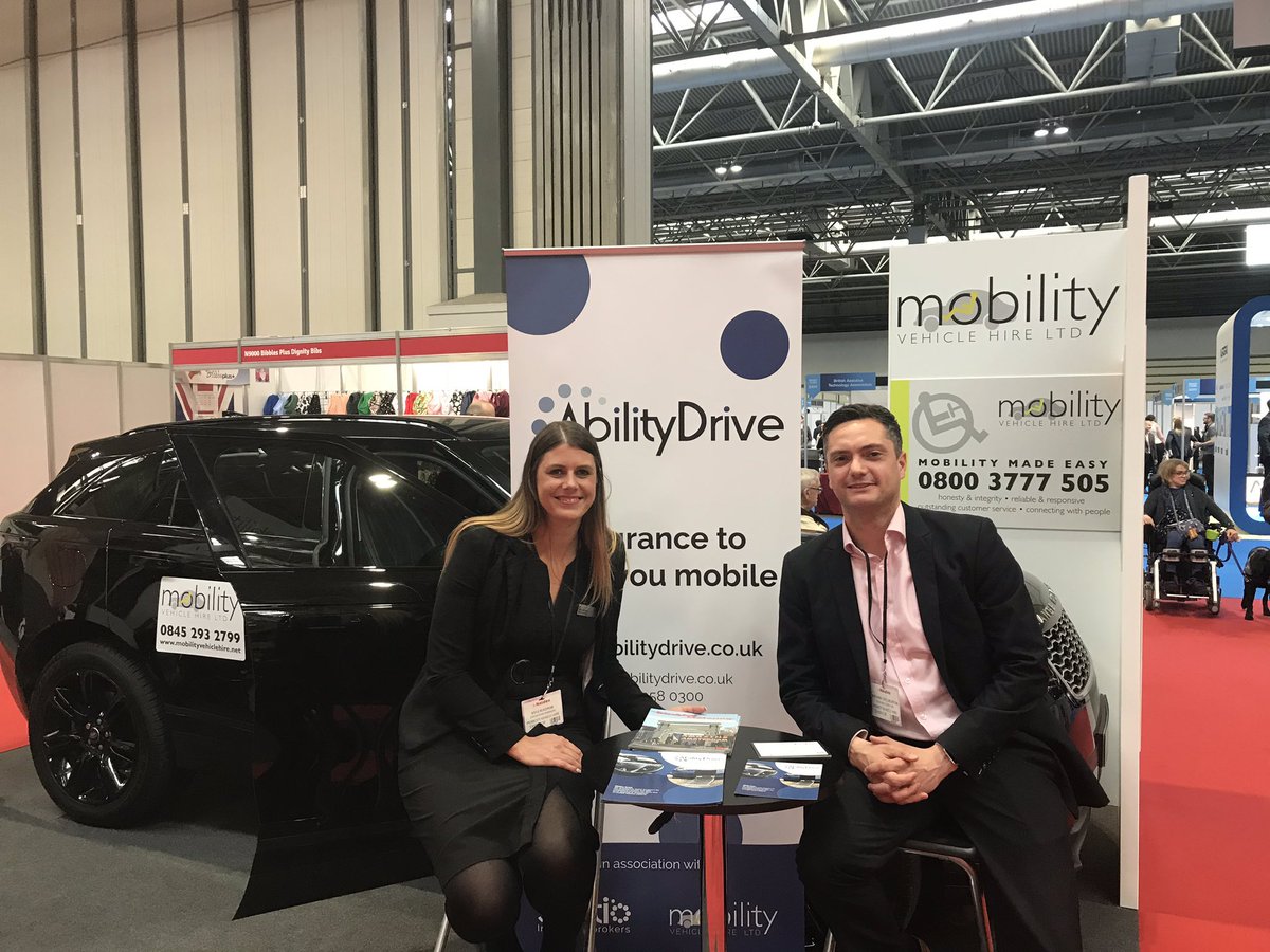 abilitydrive's tweet photo. Proud to be at Naidex 2019 promoting our AbilityDrive motor-vehicle insurance offering. Bespoke vehicle insurance for disabled drivers. #AbilityDrive https://t.co/9R9WqXablR