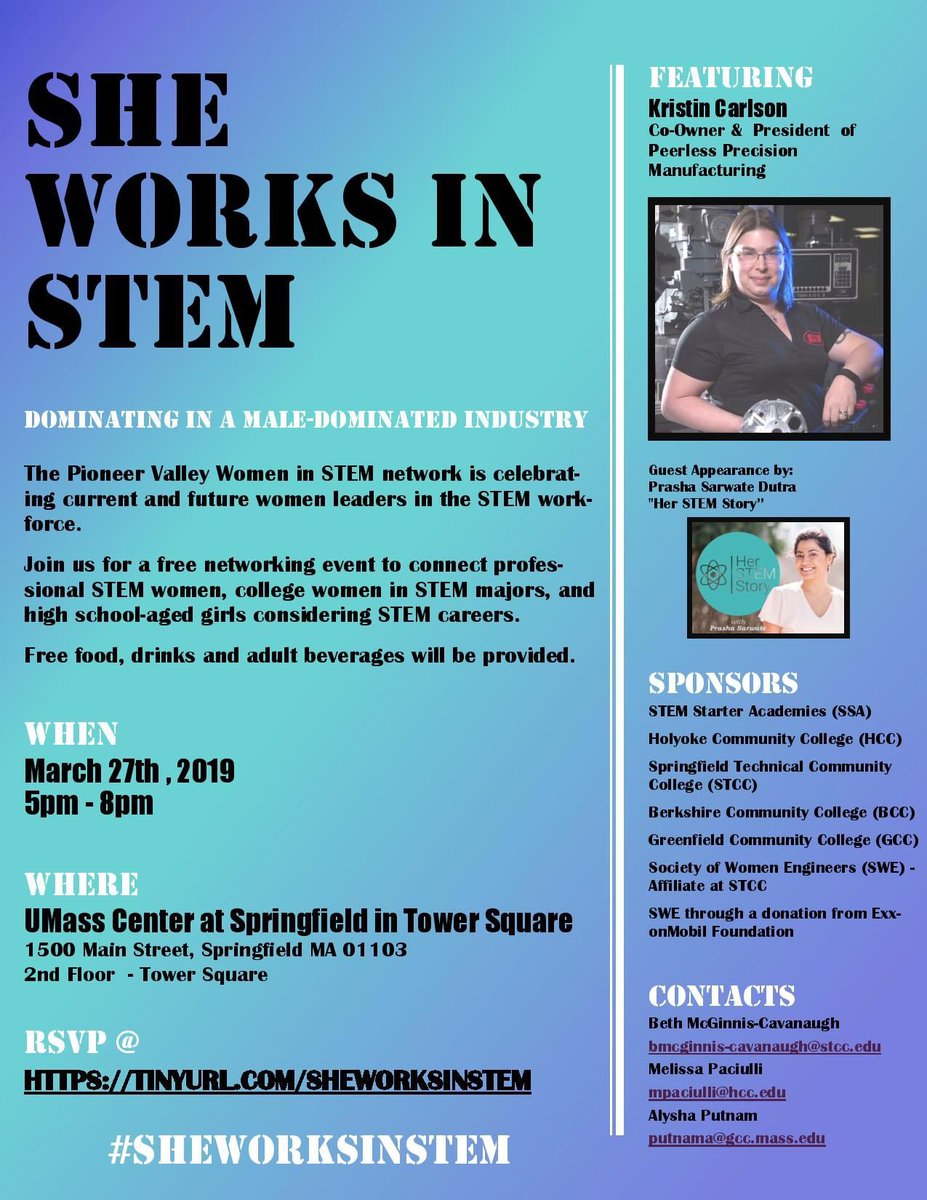 PVWISTEM's tweet photo. One sleep! Still time to register! #SHEworksinSTEM #womeninSTEM #PioneerValley #mentorship #networking #STEM RSVP at https://t.co/RH4i5RPs6m https://t.co/SSIHTLEozg
