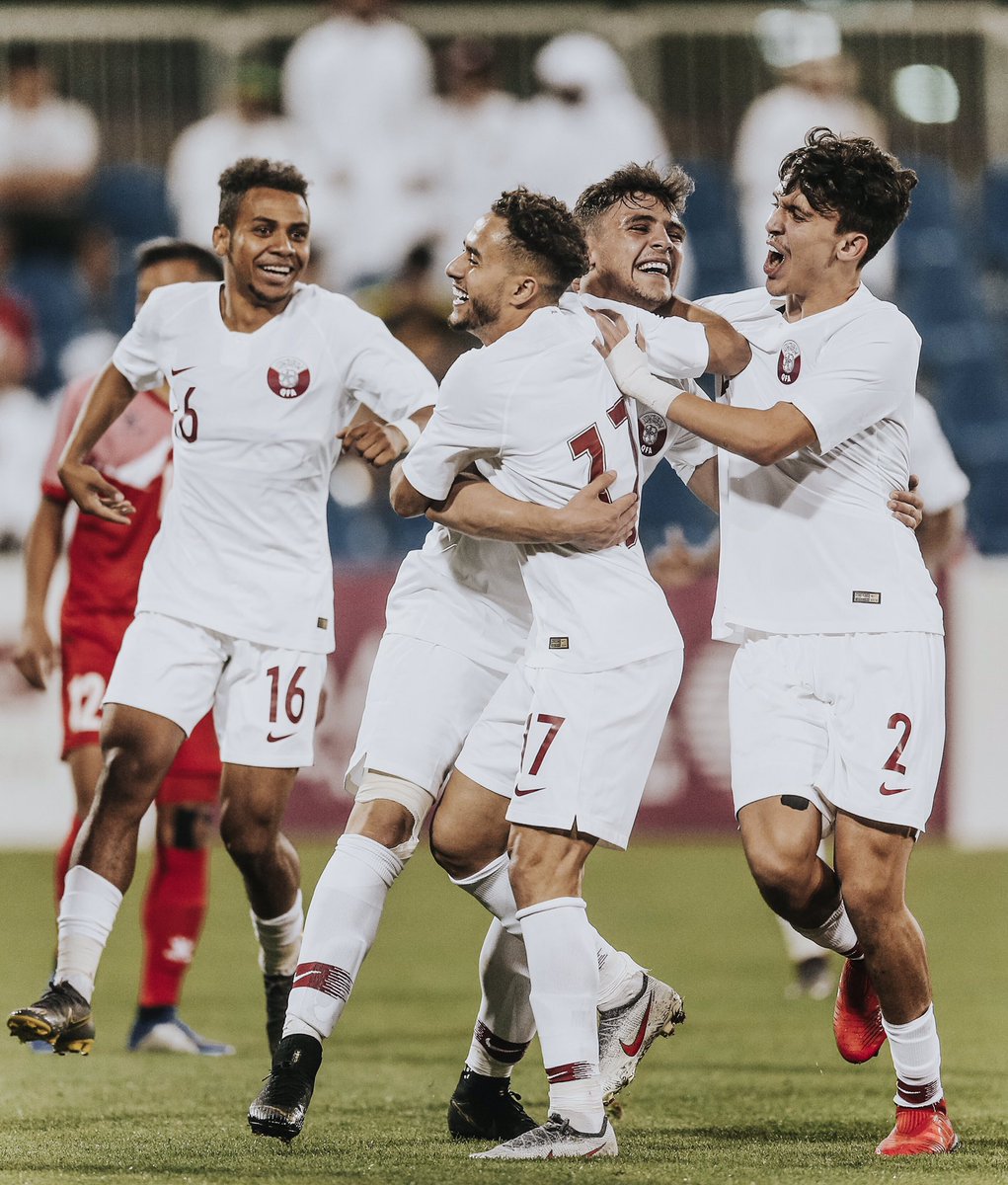🇶🇦⚽️ مبروك تأهل منتخبنا الأولمبي إلى نهائيات كأس آسيا تحت ٢٣ سنة تايلاند ٢٠٢٠ 🏆🇹🇭 بعد تصدره المجموعة الأولى من التصفيات بـ ٧ نقاط.