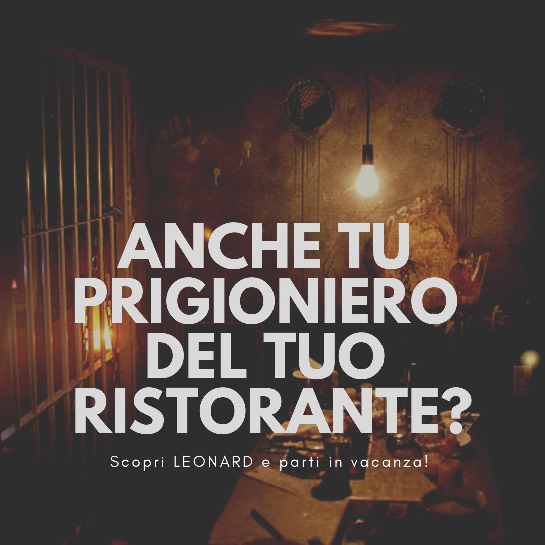 leonardsystem's tweet image. Quello della #ristorazione è un mondo #complicato, capace di assorbirti completamente...
Anche a te capita di sentirti #prigioniero del tuo #ristorante?
Scegli #Leonard e prova la gestione del tuo ristorante, anche da #remoto!
Scrivici: info@leonardsystem.com

#StartupItalia
