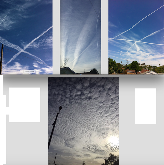 PabloMusic's tweet photo. @SouthwestAir - why so many flights between 7-10am to/from SAN today? 4 flights overhead in one minute? So many the sky is whited out from their "CON" trails?! #airplanetrails #whiteskies #contrails #chemtrails #sandiegoairport #montgomeryfield #cityofsandiegoairportauhority https://t.co/9GOexKBkfY