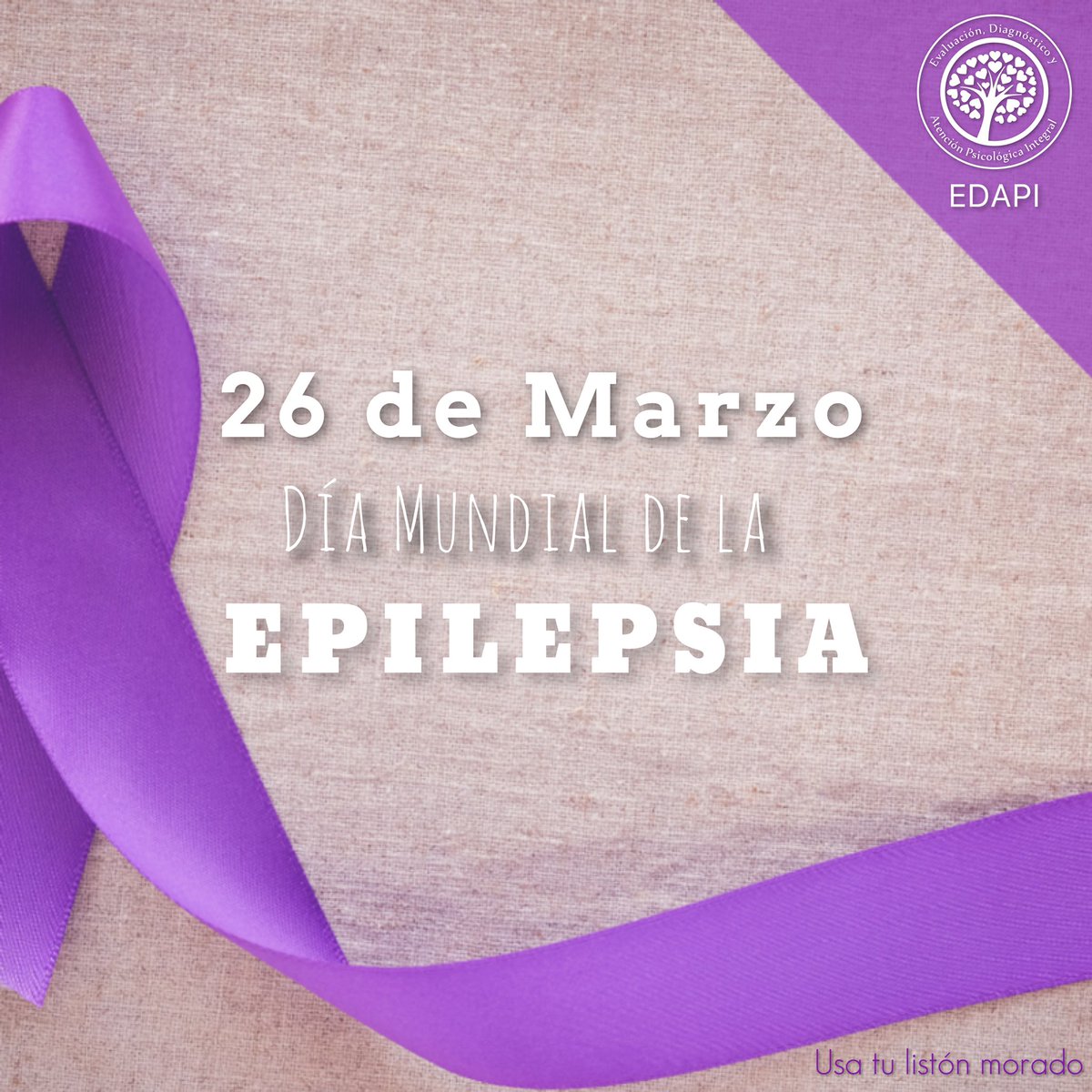 EDAPI_'s tweet photo. #26DeMarzo Día Mundial de la #Epilepsia https://t.co/2oqumvEiB2