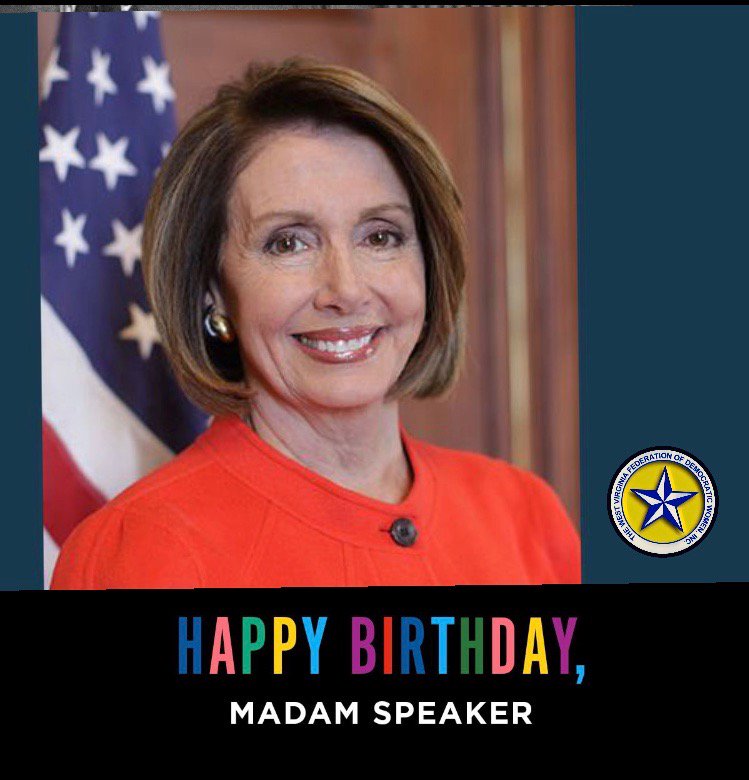 Happy Birthday, Speaker Nancy Pelosi! 