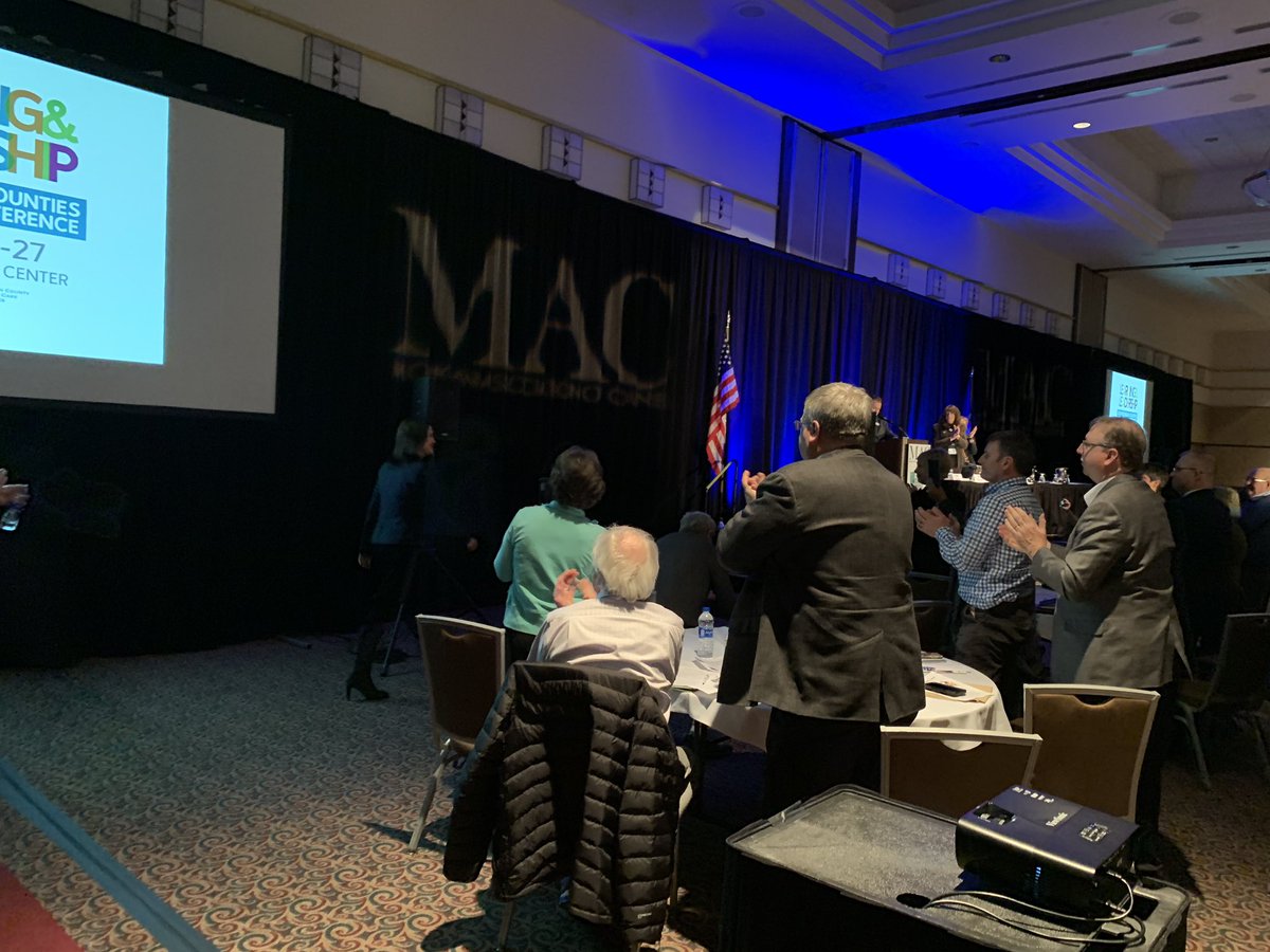 MIcounties's tweet photo. Honored to have @GovWhitmer address #maclc2019 about her budget and roads plan today https://t.co/qosgxyLB6x