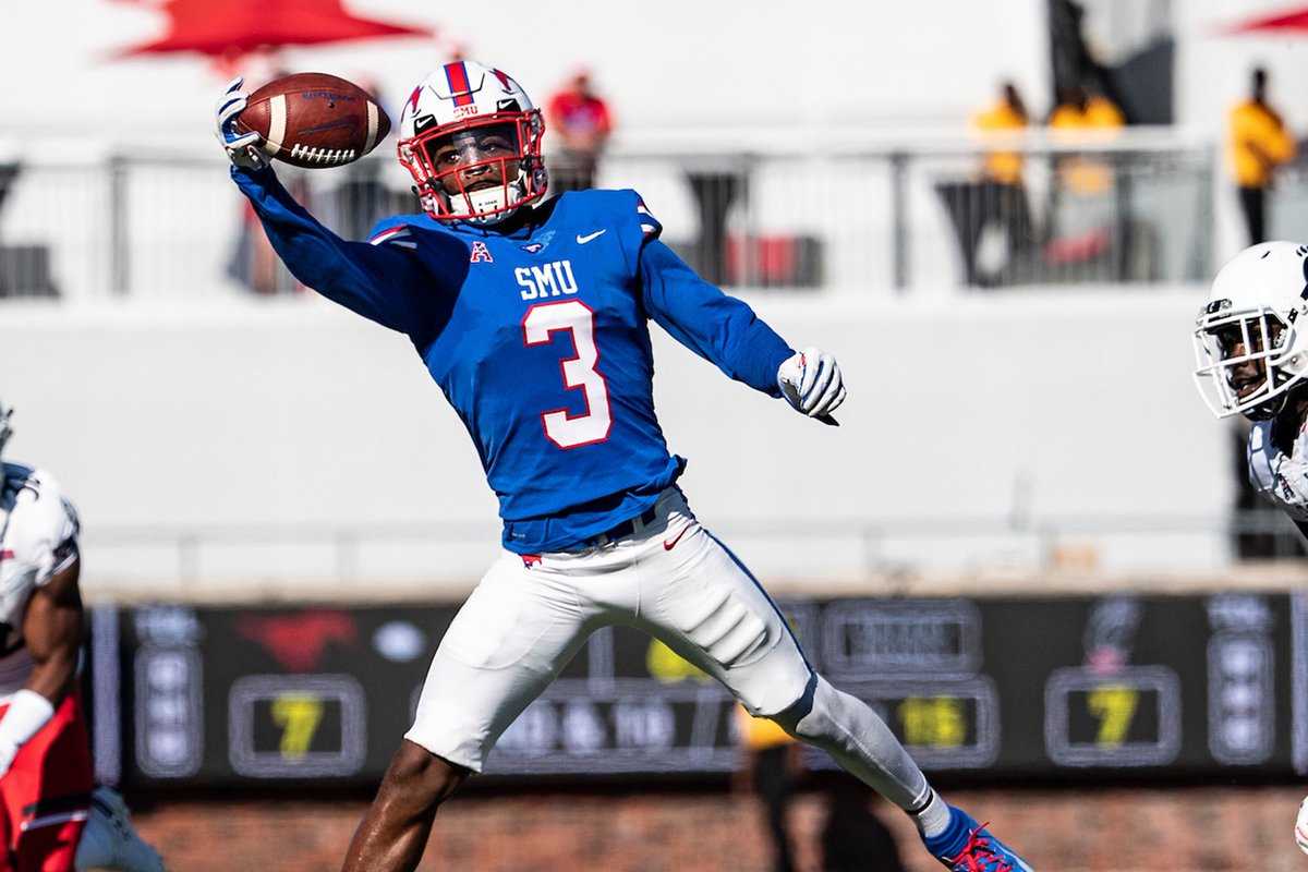 American Football (@american_fb) on Twitter photo Keeping with the recent tradition of elite receivers at <a href="/SMU_Football/">Bill "Boss Hogg" Armstrong</a> , James Proche led The American in receptions (7.8 per game), receiving yards (99.9 per game) and touchdown receptions (12) in 2018.
#AmericanPow6r Keeping with the recent tradition of elite receivers at <a href="/SMU_Football/">Bill "Boss Hogg" Armstrong</a> , James Proche led The American in receptions (7.8 per game), receiving yards (99.9 per game) and touchdown receptions (12) in 2018.
#AmericanPow6r