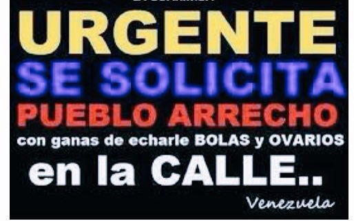 Laguial's tweet photo. Y Maduro pacuando? https://t.co/vW1e2MFnaR