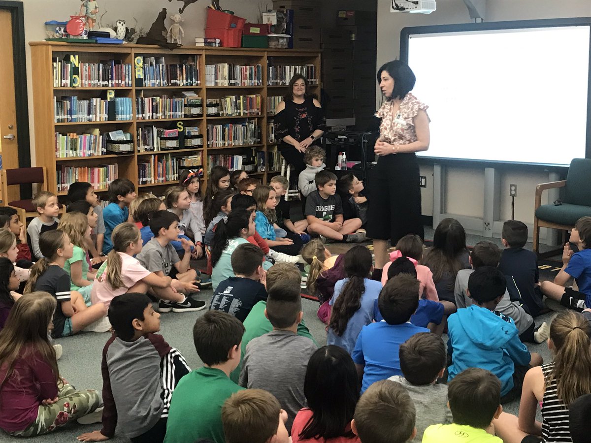 RES2Bird's tweet photo. We enjoyed having our Guest Author, Victoria J. Coe at RES today! @rockenbaughES #fenwayandhattie #readingrocks https://t.co/YfL0w2NGKm