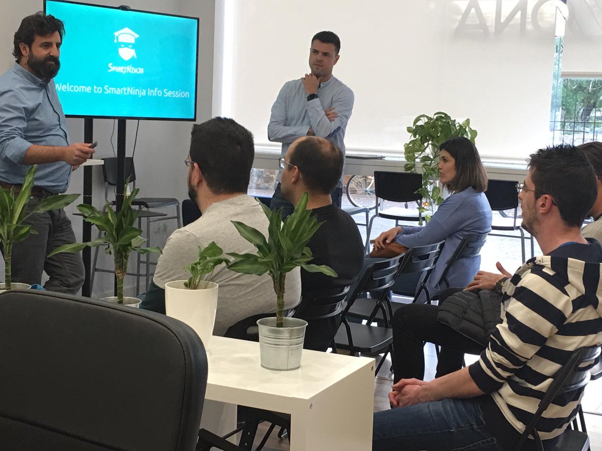 SmartNinjaODB's tweet photo. 🚀¡Despegamos con nuestra sesión informativa en @laZonaCoworking!

#InfoSessionSmartNinjaODB https://t.co/Y4RFGx39NP