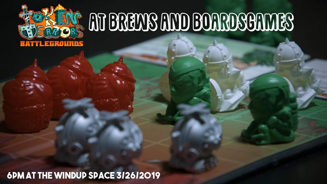 TokenTerrors's tweet photo. @thewindupspace #boardgames #indiegames  #miniatures #goblin #elf #soldier #thopter https://t.co/tpjfXjFe74