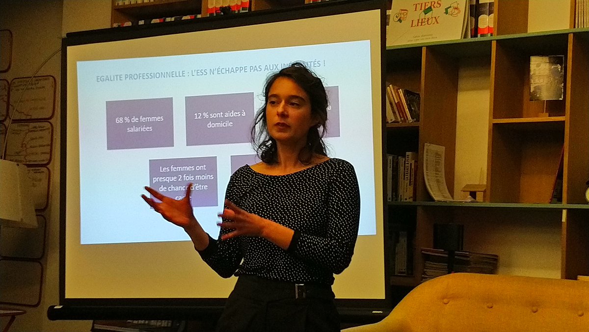 ArielleGirot's tweet photo. Egalité femmes-hommes dans l'ESS : état des lieux, les outils pour agir #EgaliteFH
Après l'introduction de @MarieLeclercB, co-présidente de l'Observatoire de l'égalité femmes-hommes dans l'ESS Lisa Pleintel, présente les résultats de l'Observatoire @CNCRES à #SuperPublic https://t.co/nswbJQP1nN