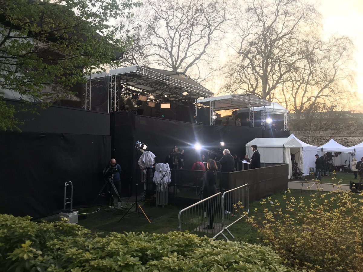 Haven’t been here for a while!  Back at Westminster, not for work this time but for a dinner to celebrate Crickhowell’s winning the Great British High Street prize.  Plenty of media, though - I wonder why!