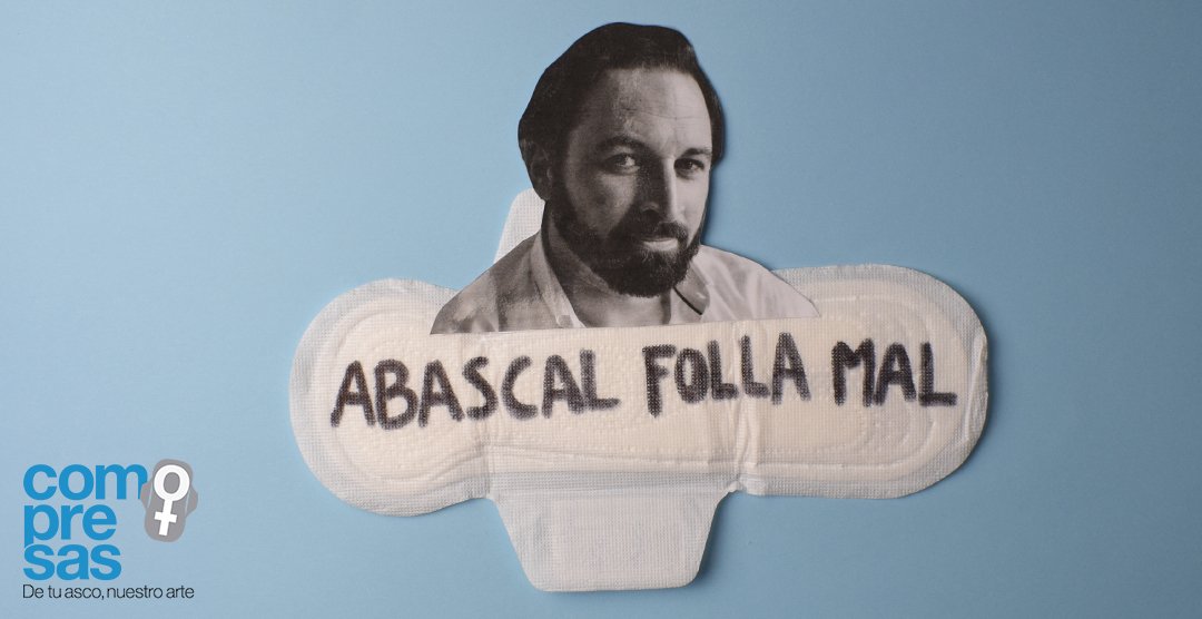 comopresas's tweet photo. "Trimachito: Abascal"
Jardines Fontserè i Mestre, Barcelona.
25/03/2019
#comopresas #artivismo #compresas #compresa #feminismo #feminism #artivism #Barcelona #Bcn #Barna #Ciutadella #CiutatVella #Parlament #MuseuMartorell #streetart #urbanart #art #arte #Abascal #machismo https://t.co/4a8SKls597