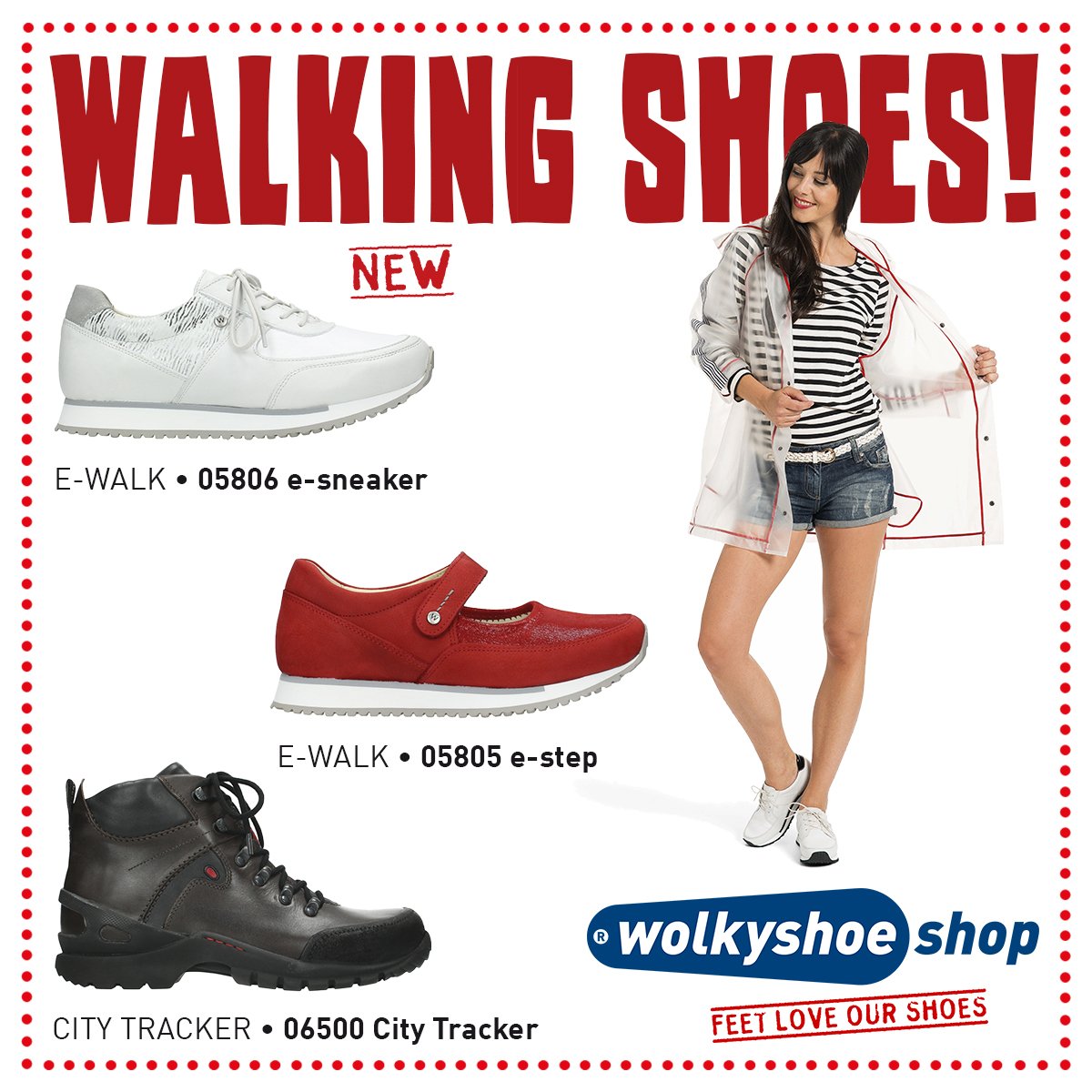 e walk shoes