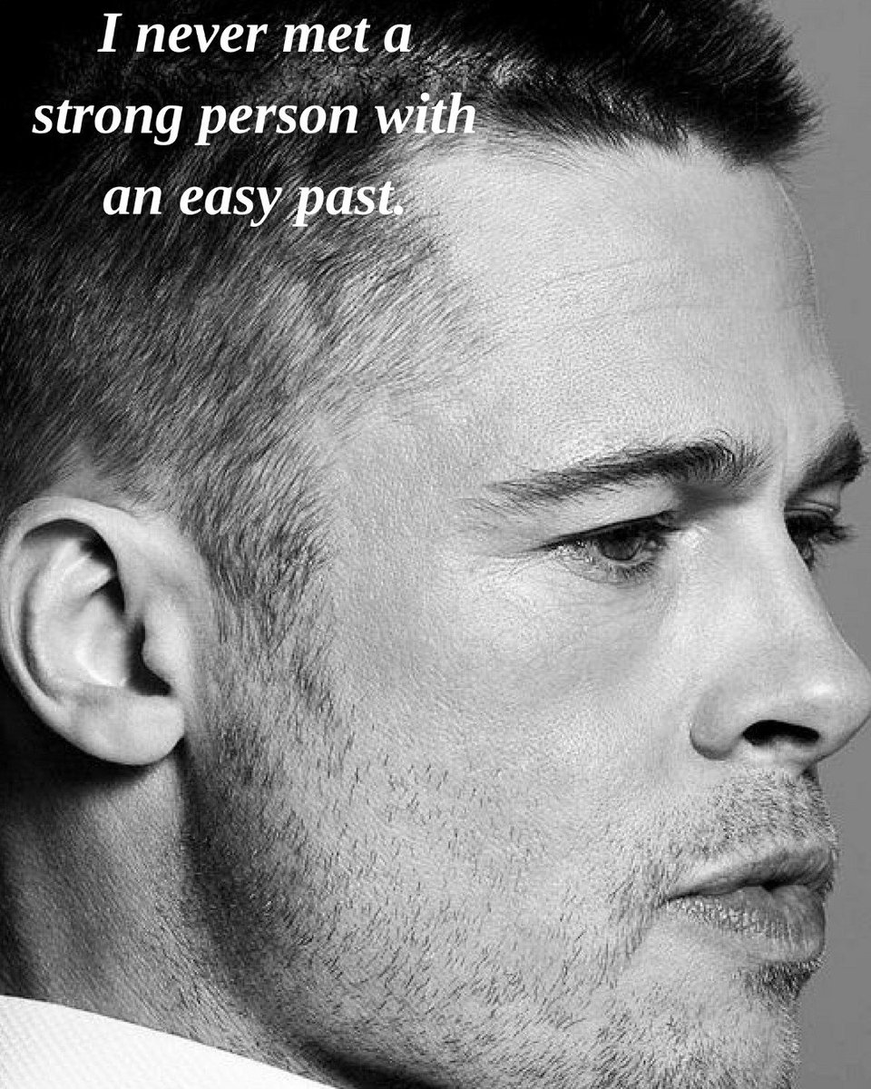 mylolist's tweet photo. #INSPIRINGPHOTOS #BradPitt
There is no STRONG person with an EASY past..! https://t.co/eHJYfsmxaC