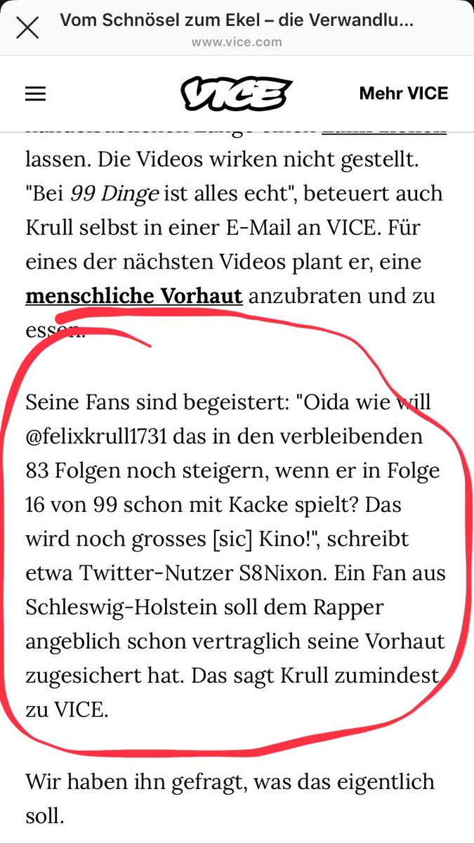 S8Nixon's tweet photo. Ich bin zusammen mit @felixkrull1731 in der Vice. Und was habt ihr erreicht? #oettigang #99dinge #schieber #nalööögisch #sichael #bongiorno https://t.co/wpPIqUHL20