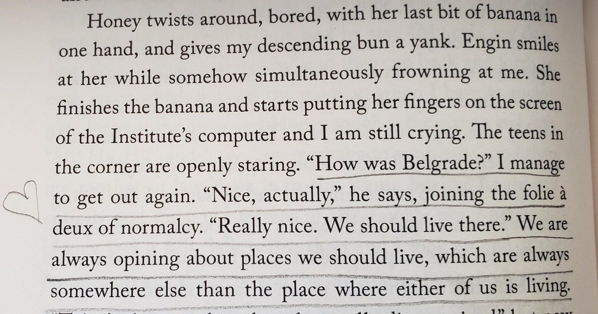 lakovick's tweet image. "We are always opining about places we should live, which are always somewhere else than the place where either of us is living."

A riveting search for home in @lydiakiesling's The Golden State  #amreading #somewhereelse