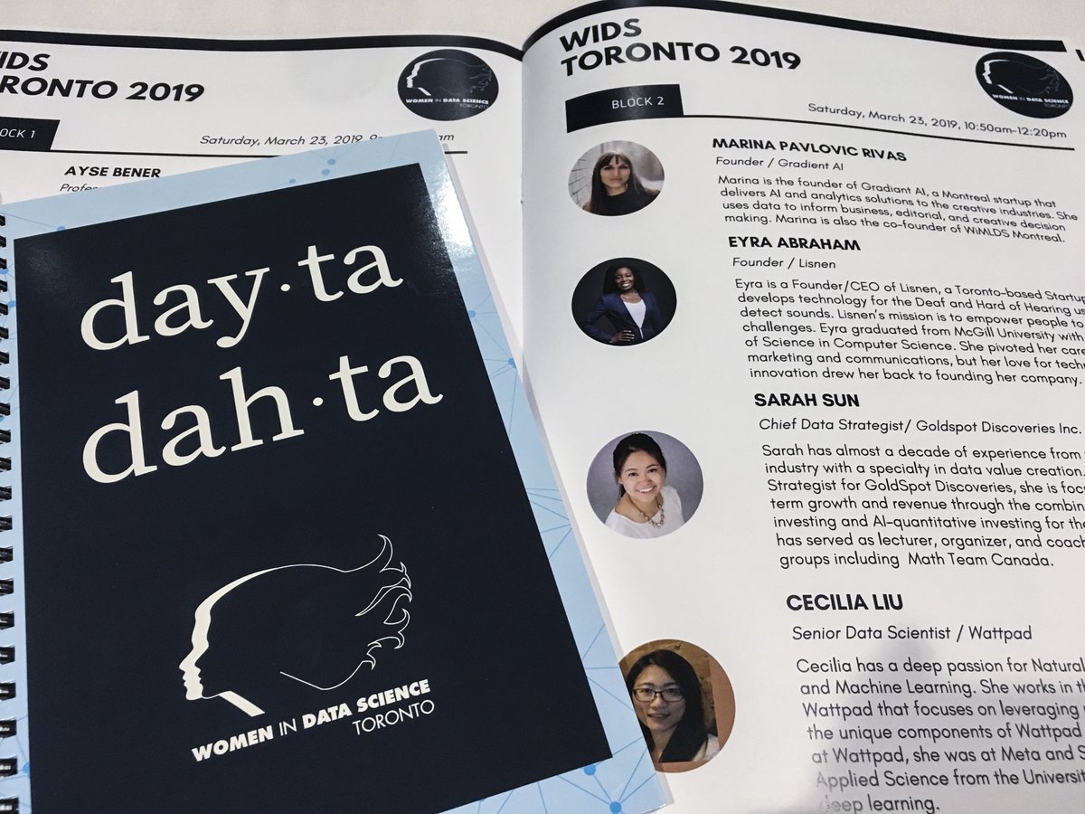 gradiant_ai's tweet photo. This weekend, @data_marina, @GaelleRambo and @ShazaDiallo were at the @WiDSTO Conference in Toronto to talk about how #AI can support creative industries. A huge thanks to @DaytaDahta and the whole organizing team for this amazing event! 👩🏽‍💼👩🏻‍💼👩🏾‍💼 https://t.co/zERNR4Q7cb