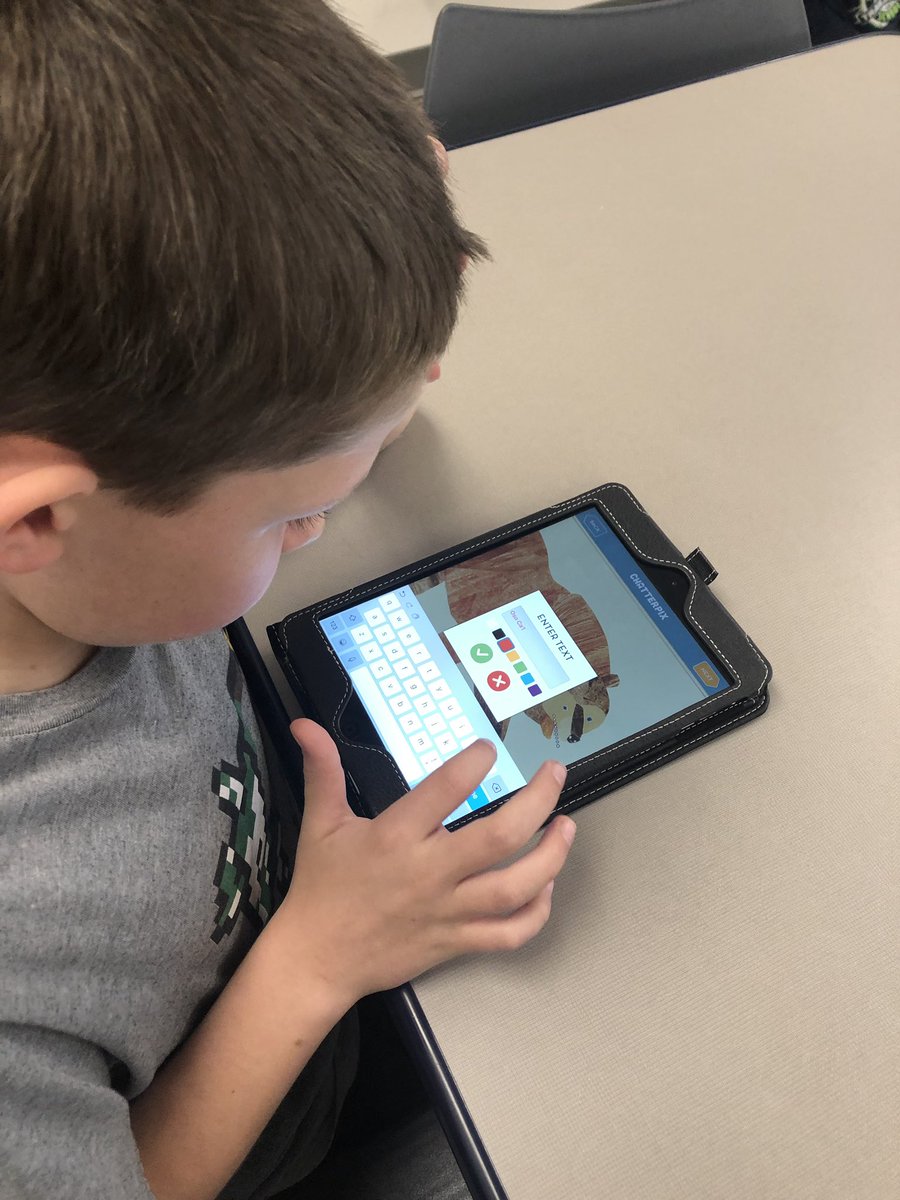 SpiceySpanish's tweet photo. Practicing Oso Café with ChatterPix kids.   @smilingin3rd #TrailBlazeOn https://t.co/pR7UAAyWm1