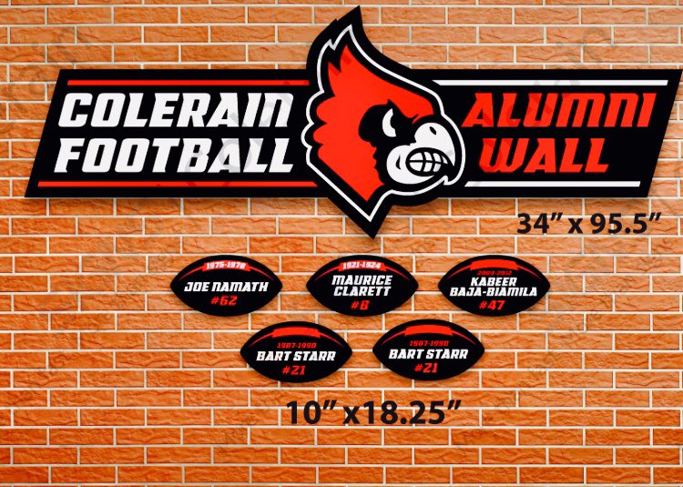 We would love to see as many alumni as possible up on this wall!  Spread the word!   Head over to wearecolerain.com to order!