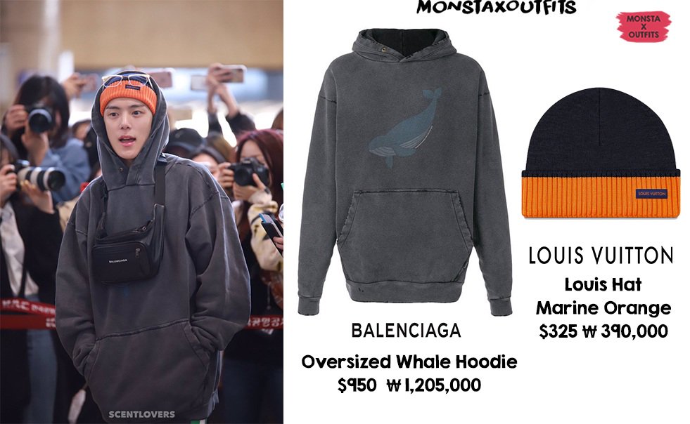 MONSTAXOUTFITS on X: Minhyuk X Balenciaga X Louis Vuitton 190326 김포 출국/  Gimpo Departure © scentlovers__ 🎁in_mh931103kr 🛍️  🛍️ #몬스타엑스 #MONSTA_X #민혁 #Mi