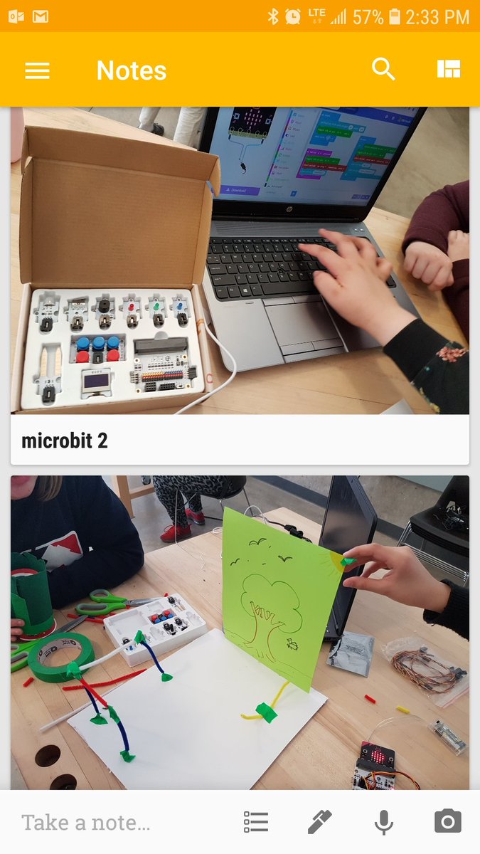 Lindwu5's tweet photo. Ontario Science Center STEAM residency day 2... coding with micrbits and building accessible playgrounds #generalmercerps #Ontariosciencecenter #STEAM #microbits #accessibleplaygrounds https://t.co/1raJywY2Fy